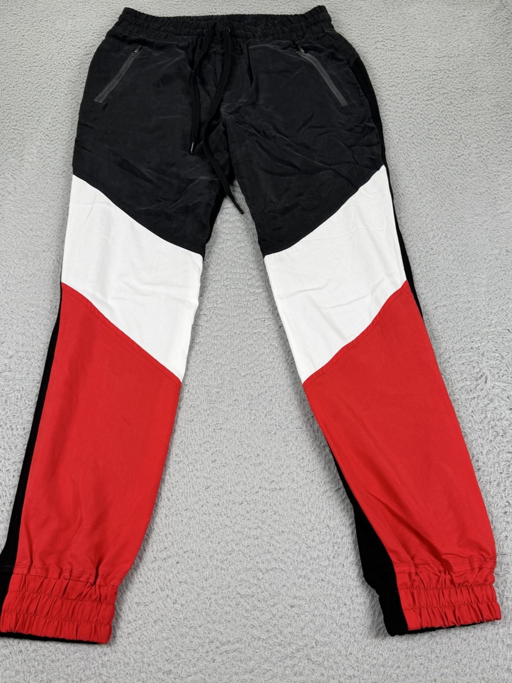 NWT Alala Joggers Womens XSBlack Colorblock Drawstrings Active Preppy